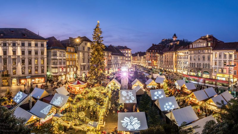 Christkindlmarkt am Hauptplatz (c) Graz Tourismus - Rene Walter